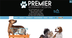 Desktop Screenshot of premierveterinaryhospital.com