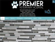 Tablet Screenshot of premierveterinaryhospital.com